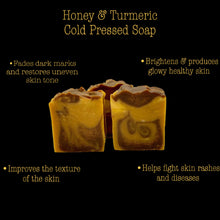 Load image into Gallery viewer, Honey Turmeric Cold Pressed Soap