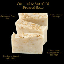 Load image into Gallery viewer, Rice &amp; Oatmeal Cold Pressed Soap
