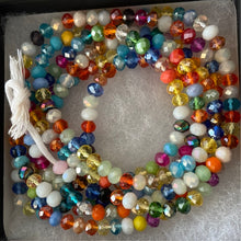 Load image into Gallery viewer, Multicolored “Rainbow” Charmed Waist beads
