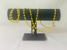 Load image into Gallery viewer, Yellow “Sunny Day” Charmed Waist Beads
