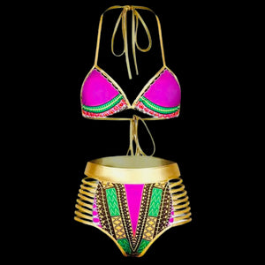 Royal " Talk To Me Nice" Bathing Suit