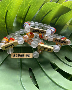 Clear Zodiac Bracelet