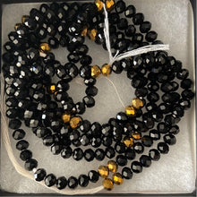 Load image into Gallery viewer, Black “Write A Check” Charmed Waist Beads
