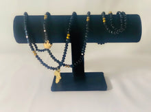 Load image into Gallery viewer, Black “Write A Check” Charmed Waist Beads
